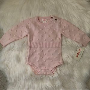 Cat & Jack Bobble Sweater Romper